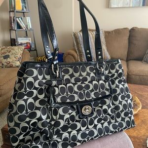 Black Coach handbag